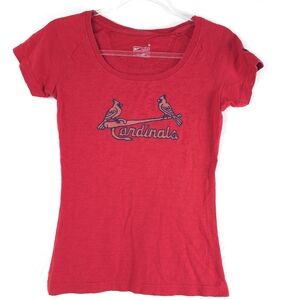 Nike team St Louis Cardinals Scoop Neck 100% cotton tee S